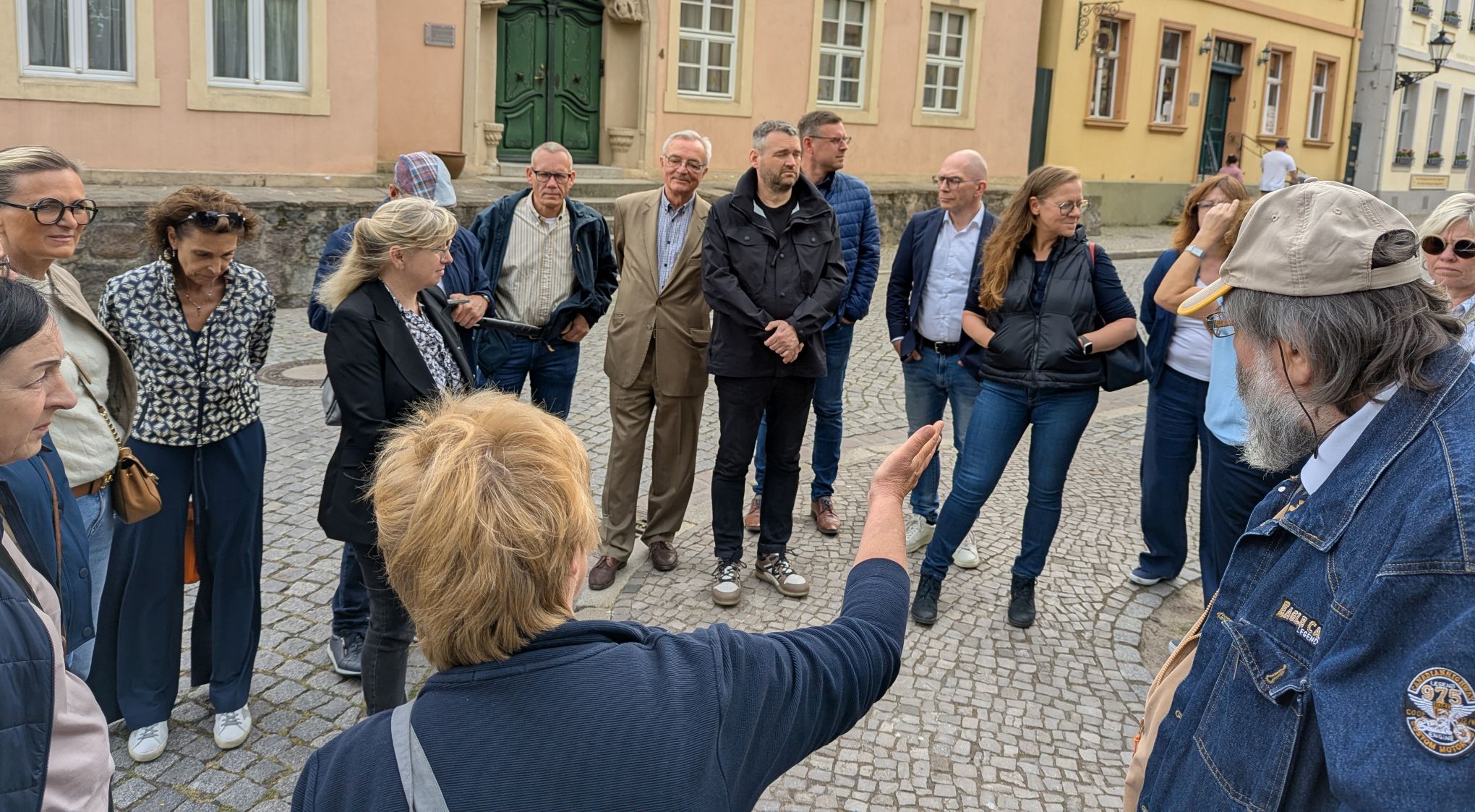 Clubmitglieder beim Besuch der Kaiserburg in Tangermünde